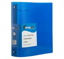 12 1/2 x 3 1/4 x 11 5/8 Plastic 3 inch, 3 Ring Binder (Pack of 1)