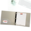 10 3/8 x 3 x 11 5/8 Plastic 3 inch, 3 Ring Binder (Pack of 1)er (Pack of 1) Smoke