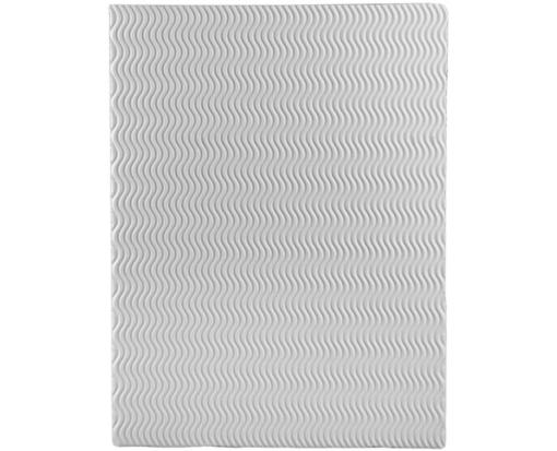 Two Pocket Corrugated Fluted Folders (Pack of 6) White