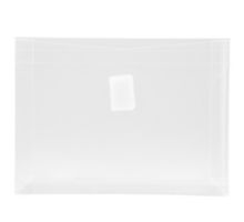 5 1/2 x 7 1/2 Plastic Expansion Envelopes with Hook & Loop Closure - Index Booklet - 1 Inch Expansion - (Pack of 12)