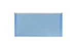 5 x 10 Plastic Envelopes with Zip Closure - #10 Booklet - (Pack of 6) Blue