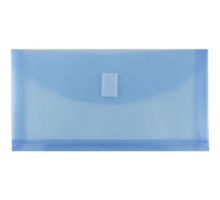 5 1/4 x 10 Plastic Expansion Envelopes with Hook & Loop Closure - #10 Booklet - 1 Inch Expansion - (Pack of 12)