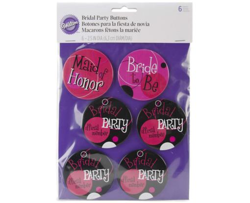 Bridal Party Apparel Pins Assorted