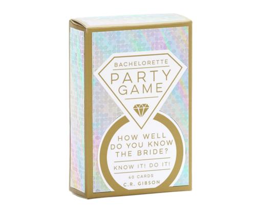 Bachelorette Party Card Game Silver