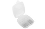 Medium Plastic Clip Box with Clips (Pack of 24 Clips) Clear