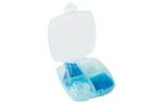 Small Plastic Clip Box with Clips (Pack of 16 Clips) Blue