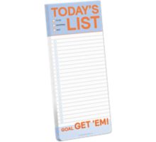 Knock Knock 3 1/2 x 9 Make-a-List Note Pad (50 Sheets)