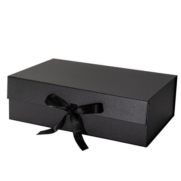 Luxury Rigid Wedding Gift Party Box Set Lift Off Lid With Bow And Tag-Set of 3 