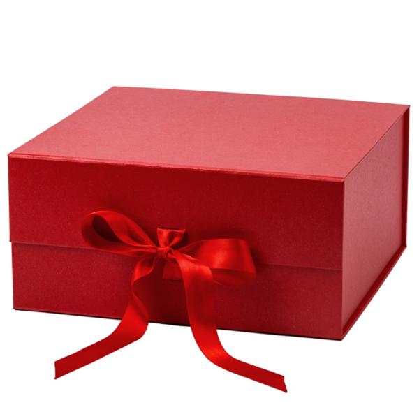 1pc Slogan Graphic Gift Box & 1pc Gift Bag