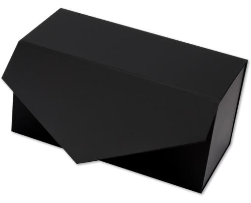9 x 4 1/2 x 5 Collapsible Gift Box with Magnetic Closure & 2PCS of Tissue Paper Black