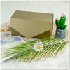 9 x 4 1/2 x 5 Collapsible Gift Box with Magnetic Closure & 2PCS of Tissue Paper Gold