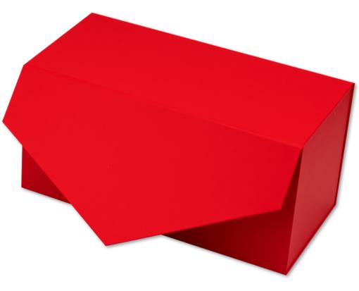 9 x 4 1/2 x 5 Collapsible Gift Box with Magnetic Closure & 2PCS of Tissue Paper Red