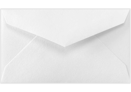 Business Card Size envelopes 2 1/8 x 3 5/8 - White - 100 Envelopes