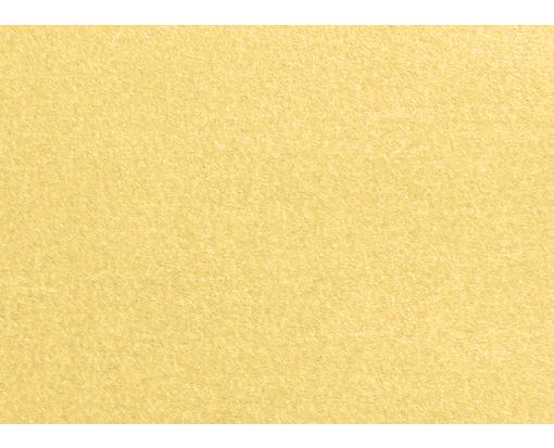 #17 Mini Flat Card (2 9/16 x 3 9/16) Gold Metallic