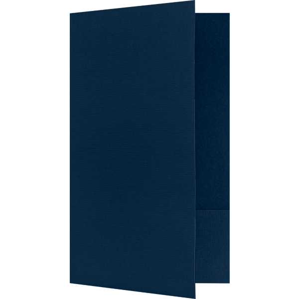 9 x 14 1/2 Legal Folder Nautical Blue Linen