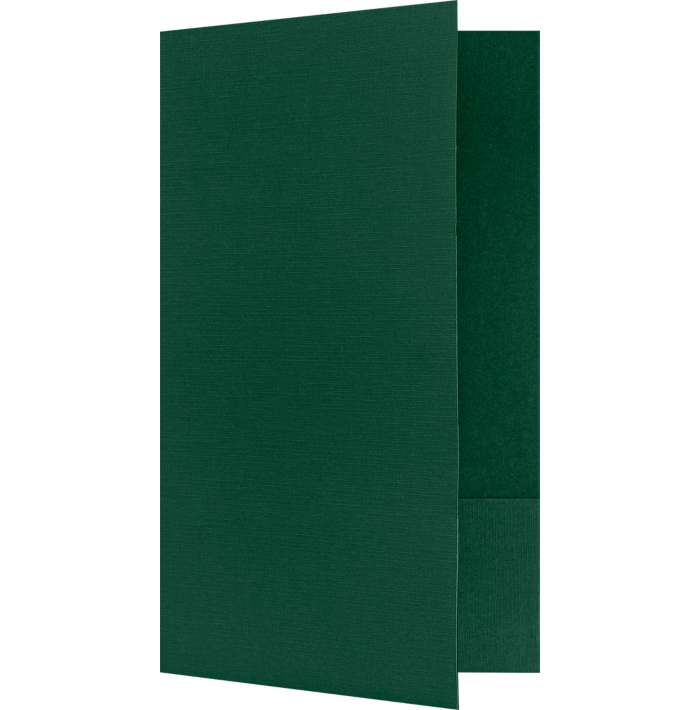 9 x 14 1/2 Legal Folder Green Linen