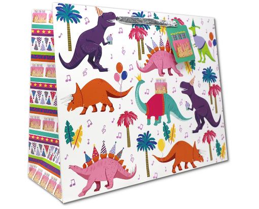 Large Gift Bag (12 1/2 x 10 x 5) Dino Party