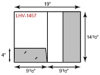 Legal Size Folder w/1 Vertical Right Pocket & 1 Horizontal Pocket 