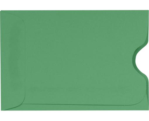 Credit Card Sleeve (2 3/8 x 3 1/2) Holiday Green