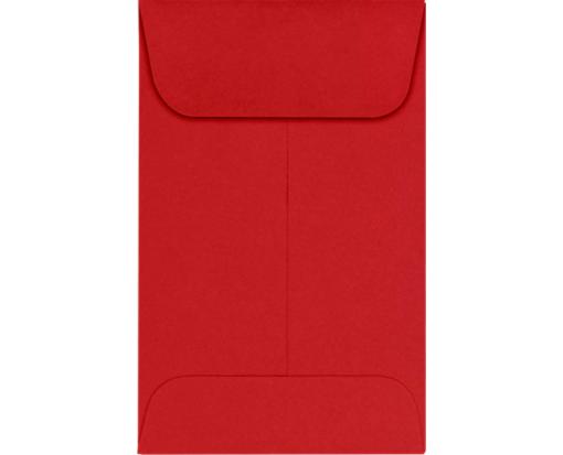 #1 Coin Envelope (2 1/4 x 3 1/2) Ruby Red