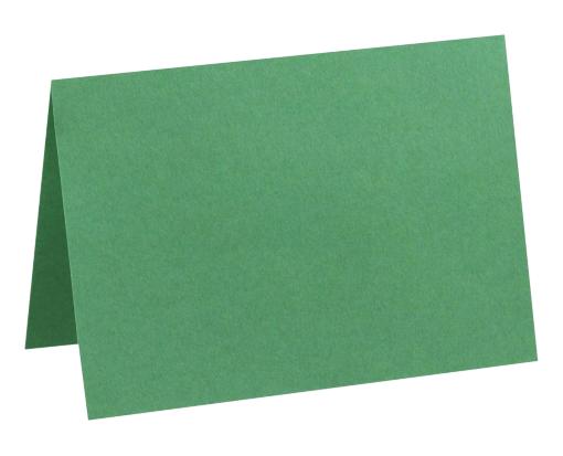 A7 Folded Card (5 1/8 x 7 ) Holiday Green