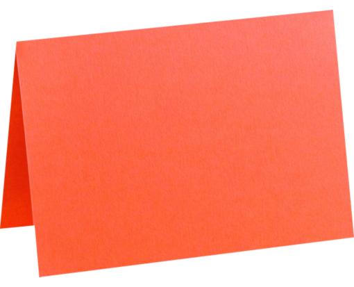 #17 Mini Folded Card (2 9/16 x 3 9/16) Tangerine