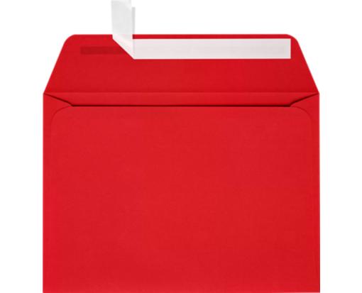 A7 Full Face Window Envelope Ruby Red