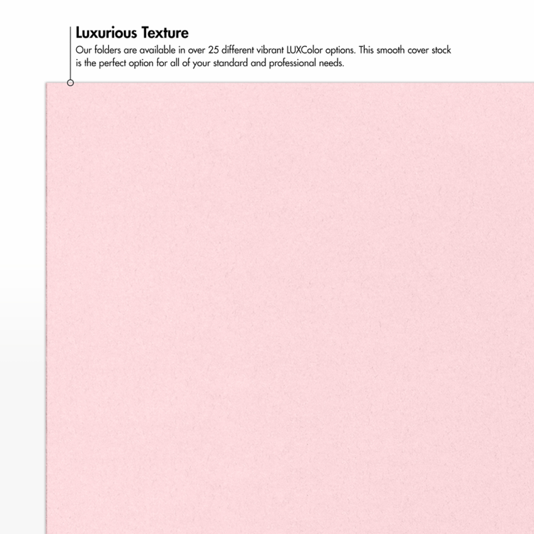 9 x 12 Presentation Folder Candy Pink