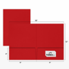 9 x 12 Presentation Folder Ruby Red