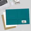 9 x 12 Presentation Folder Teal