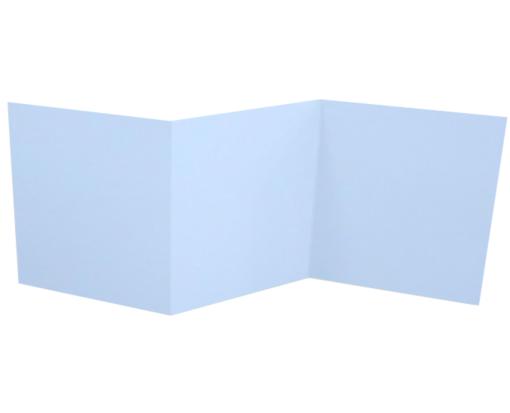 6 1/4 x 6 1/4 Z-Fold Invitation Baby Blue