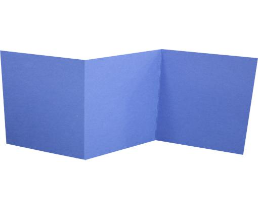 6 1/4 x 6 1/4 Z-Fold Invitation Boardwalk Blue