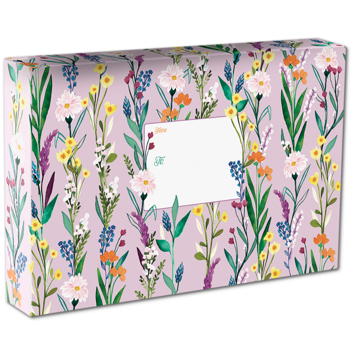 Large Mailing Box (18 x 12 x 3) Secret Garden