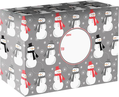 Medium Mailing Box (12 x 9 x 6) Snowman