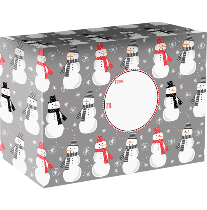 Medium Mailing Box (12 x 9 x 6) Snowman