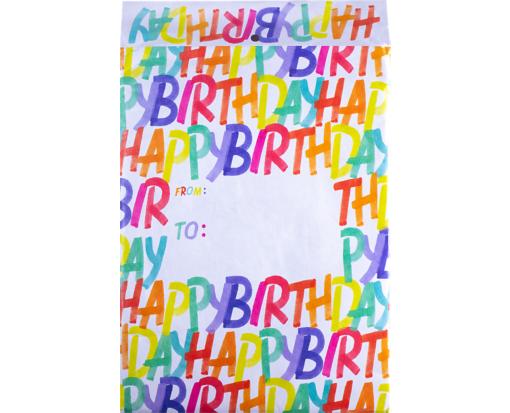 Medium Mailing Envelope (9 x 12) Rainbow Birthday
