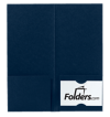 4 x 9 Mini Folder Nautical Blue Linen