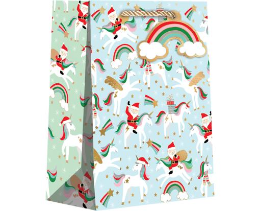Medium Gift Bag (10 x 8 x 4) Merry Unicorns
