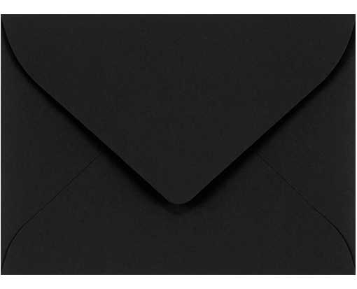 Midnight Black #17 Mini Envelopes | (2 11/16 x 3 11/16) | Envelopes.com