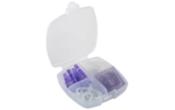 Small Plastic Clip Box with Clips (Pack of 16 Clips)