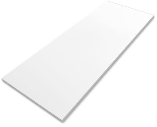 5 1/2 x 8 1/2 Blank Notepad (50 Sheets/Pad) White 100% Recycled