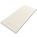 5 1/2 x 8 1/2 Blank Notedpad (50 Sheets/Pad) (Full Color)