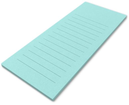 4 x 5 1/2 Ruled Notepad (50 Sheets/Pad) Seafoam
