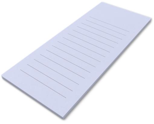 4 x 5 1/2 Ruled Notepad (50 Sheets/Pad) Lilac