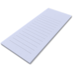 4 x 5 1/2 Ruled Notepad (50 Sheets/Pad) (Full Color)