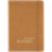 5 3/4 x 8 1/4 Recycled Leather Soft Cover Journal (Custom w/Gold Foil)