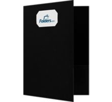 9 x 12 Presentation Folder w/Front Cover Center Card Slits