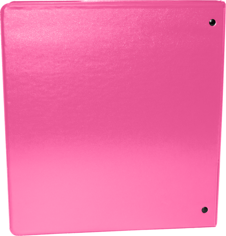 1" Earth Friendly View Binder Hot Pink