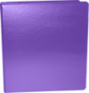 1 1/2" Earth Friendly View Binder Purple
