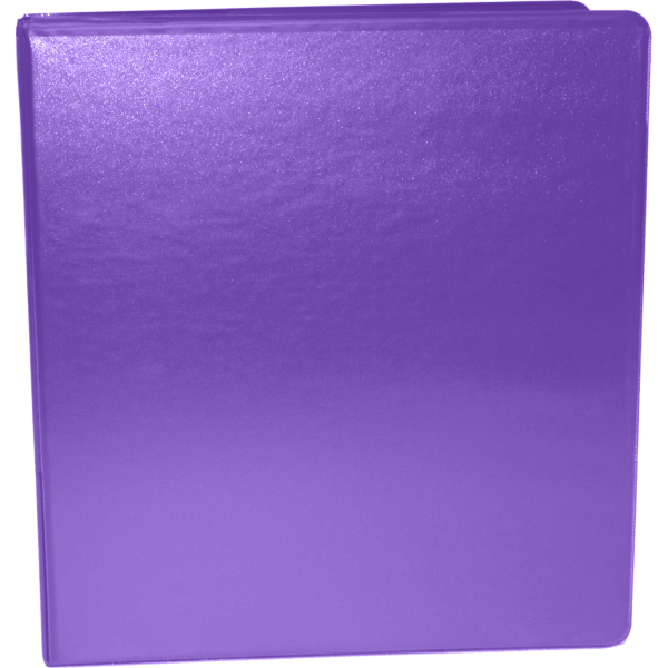 1 1/2" Earth Friendly View Binder Purple